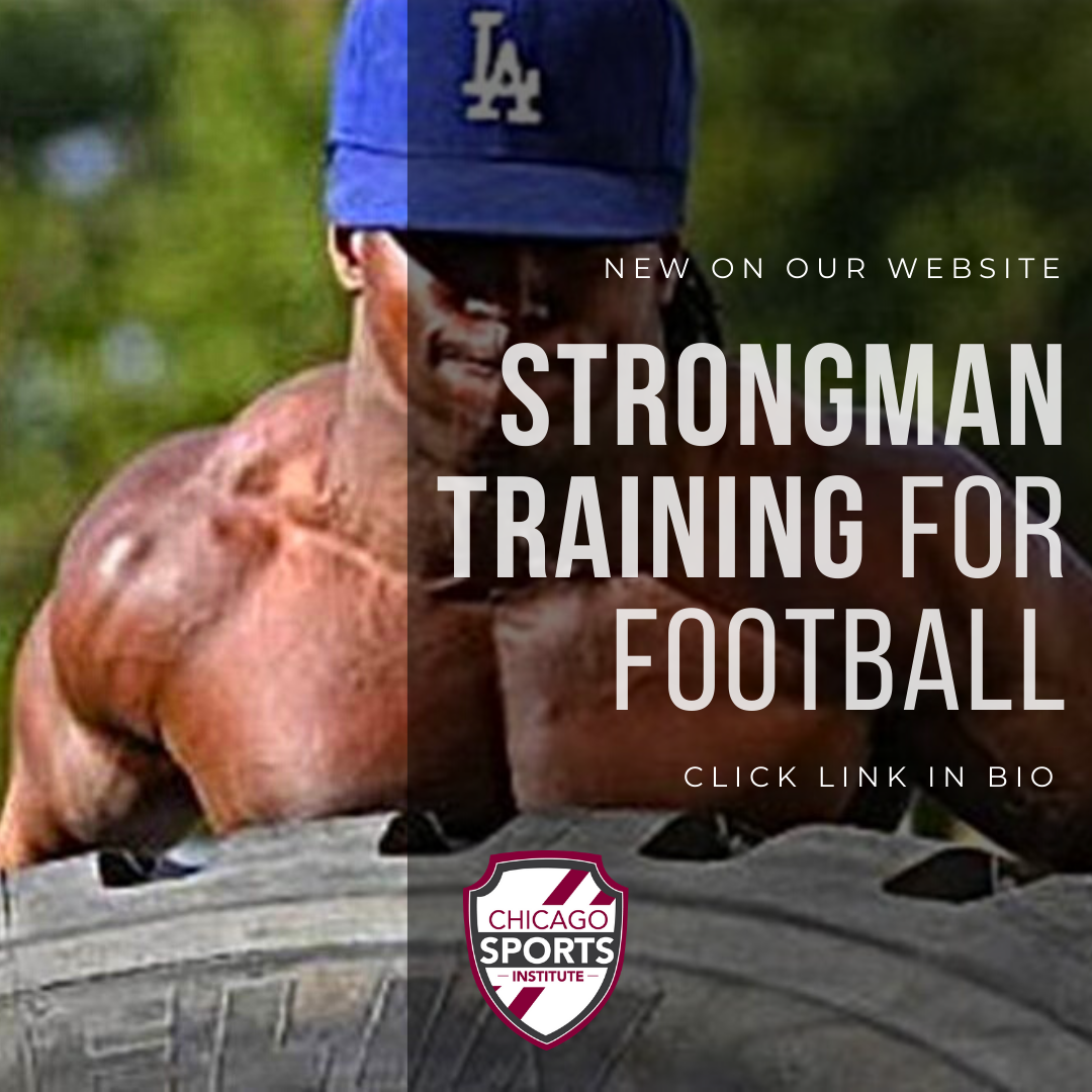 Strongman training for football 
